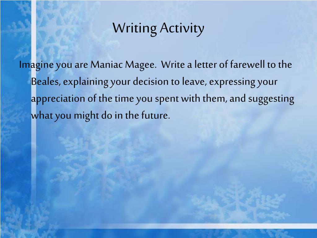 PPT Maniac Magee PowerPoint Presentation, free download