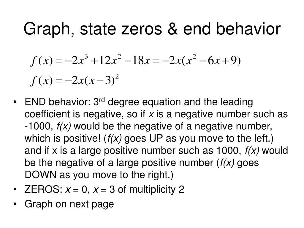 PPT CHAPTER 3 POLYNOMIAL AND RATIONAL FUNCTIONS PowerPoint