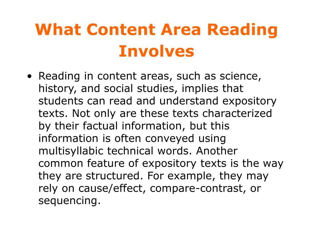 PPT Literacy in the Content Areas PowerPoint Presentation, free