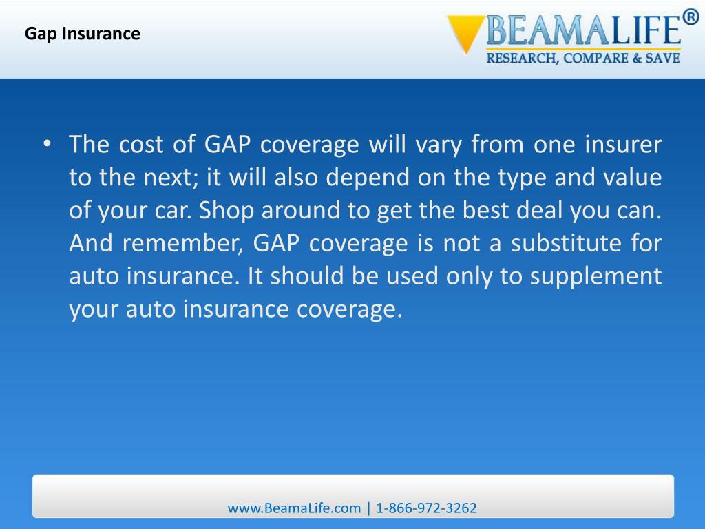 PPT gap insurance PowerPoint Presentation, free download ID36791