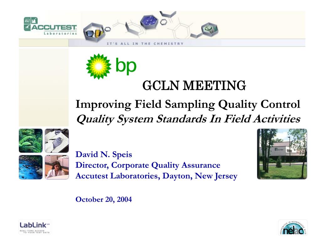 PPT Improving Field Sampling Quality Control Quality System Standards