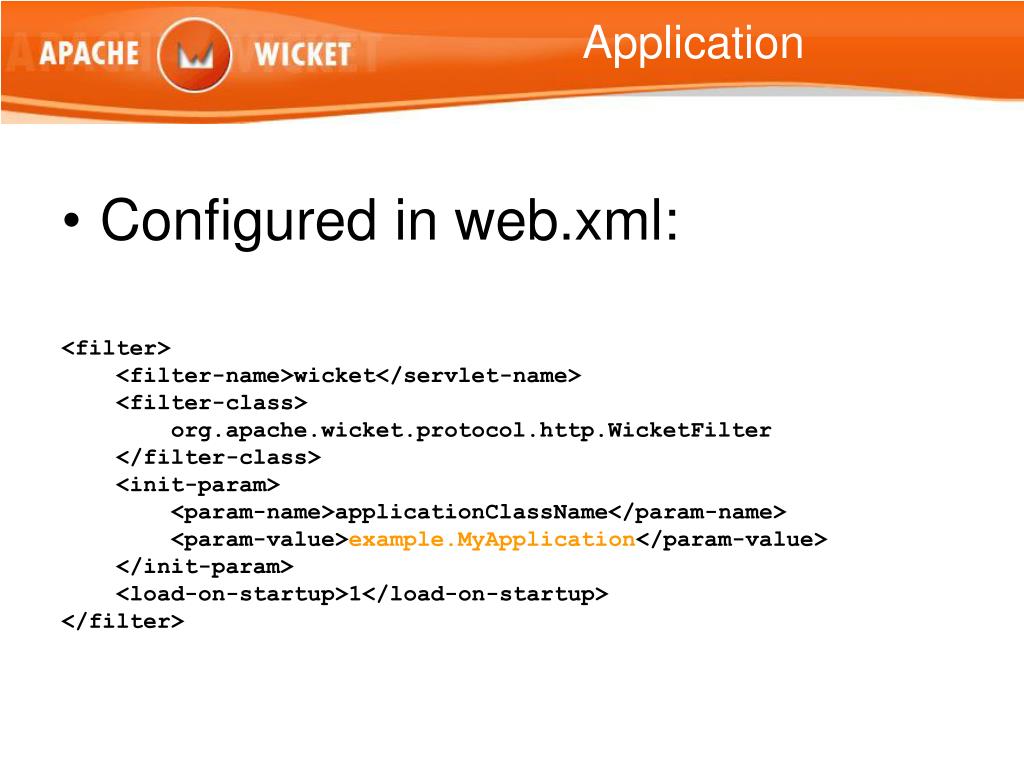 PPT Apache Wicket web applications with just Java PowerPoint