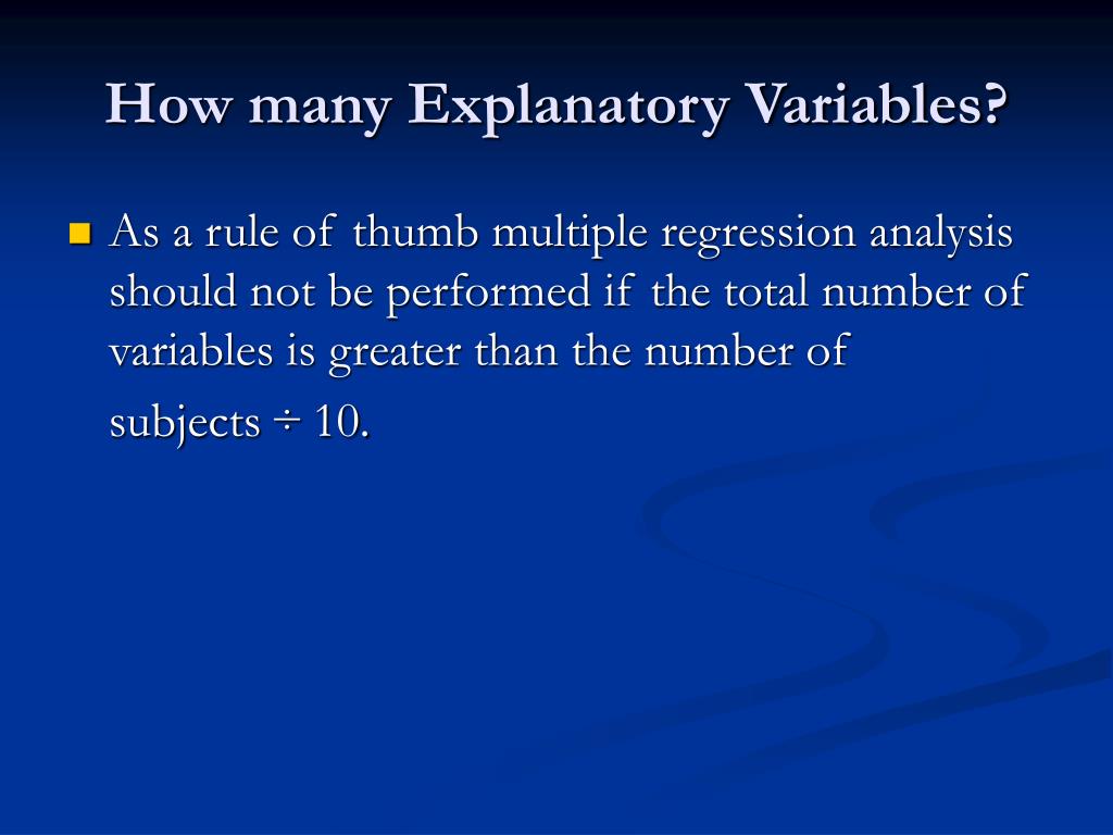 PPT Multiple Regression Analysis PowerPoint Presentation, free