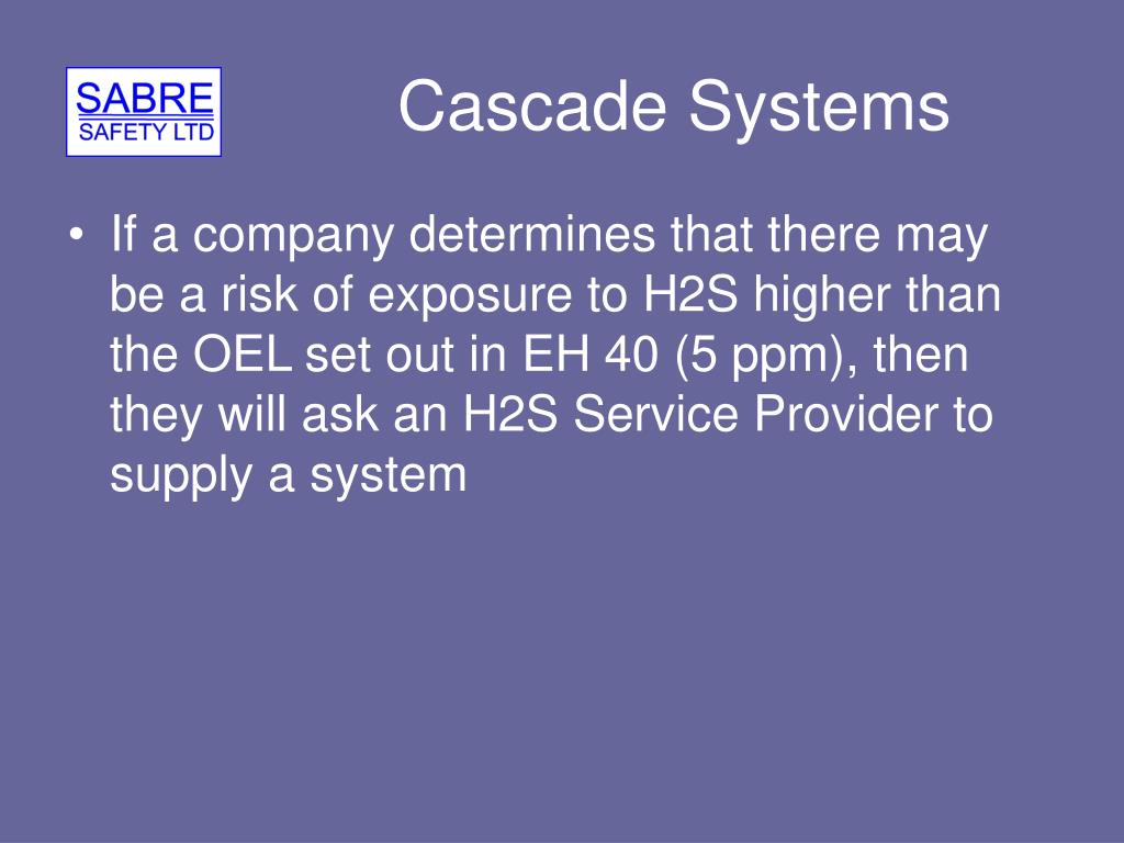 PPT H2S Cascade Systems PowerPoint Presentation, free download ID