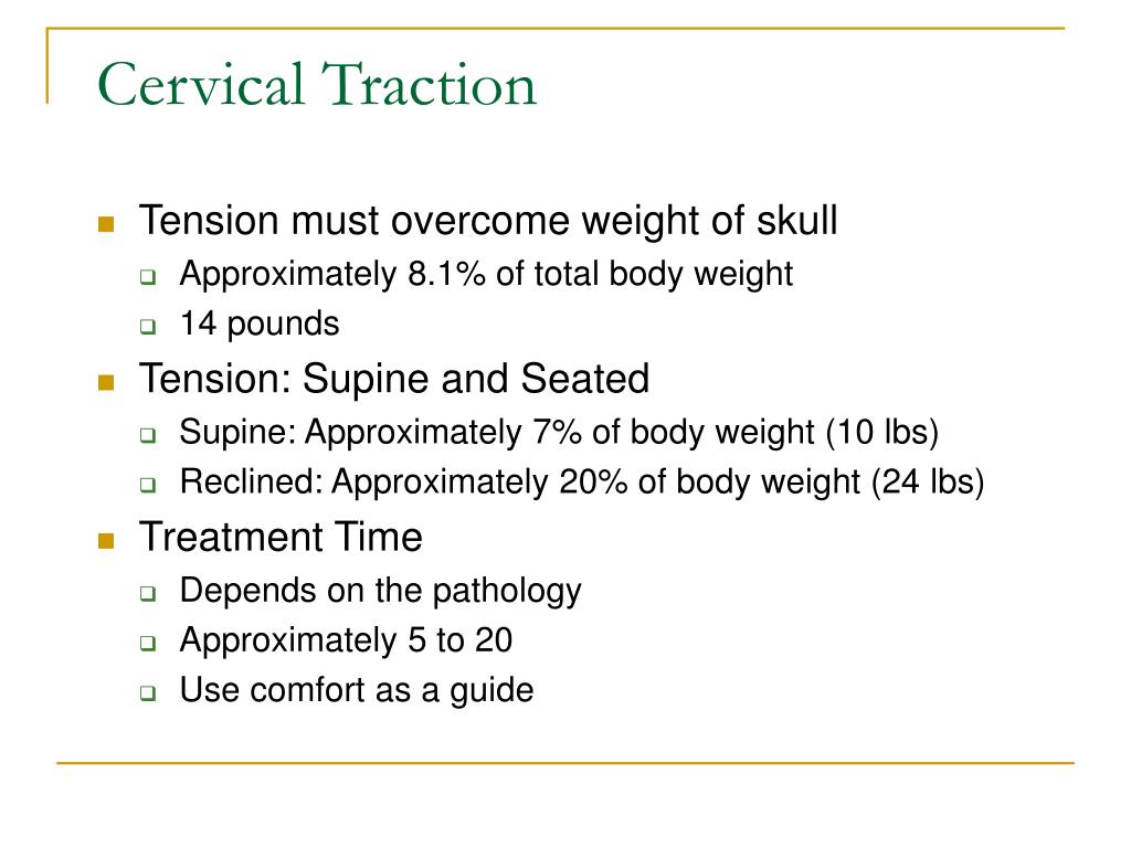 PPT Cervical Traction PowerPoint Presentation, free download ID369799