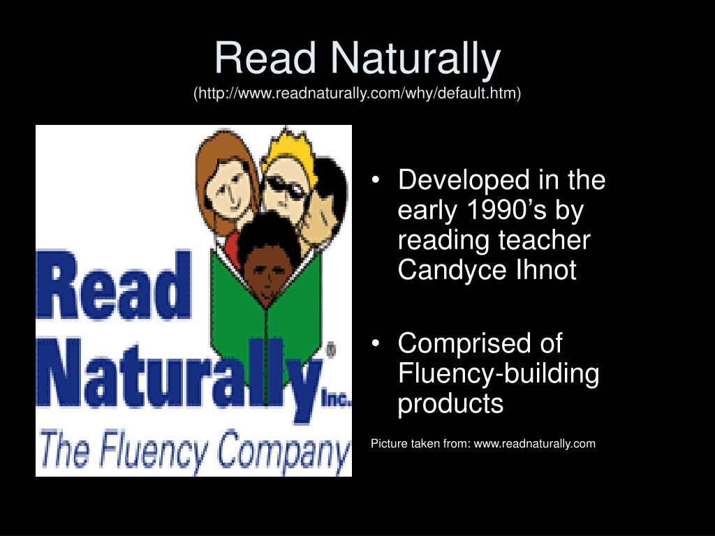 PPT Read Naturally A Program Designed to Increase Reading Fluency