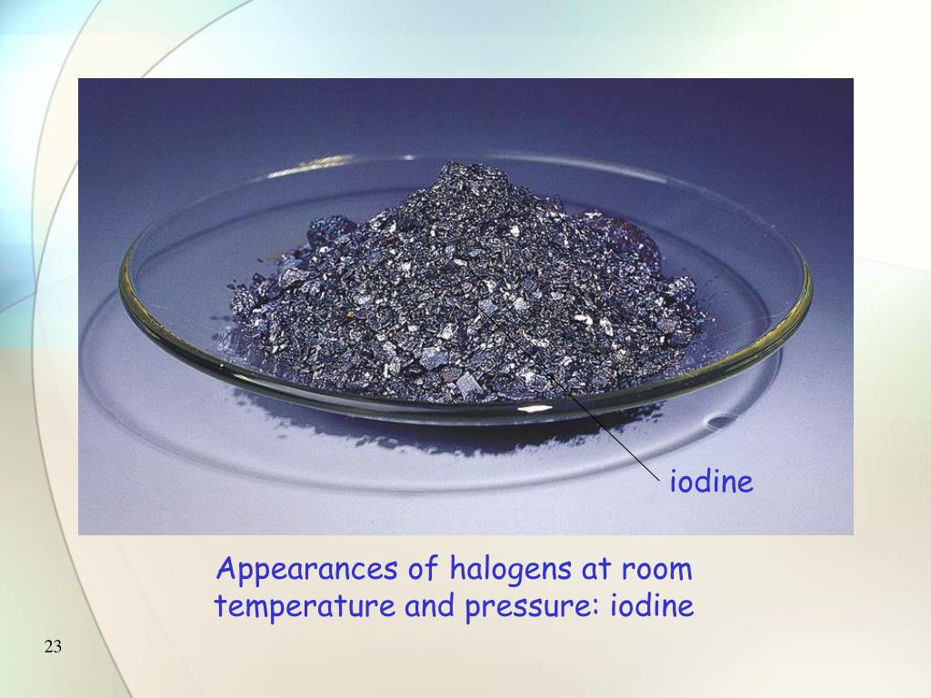 PPT Characteristic Properties of the Halogens PowerPoint Presentation