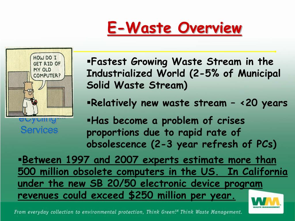 PPT Management of EWaste in California PowerPoint Presentation, free