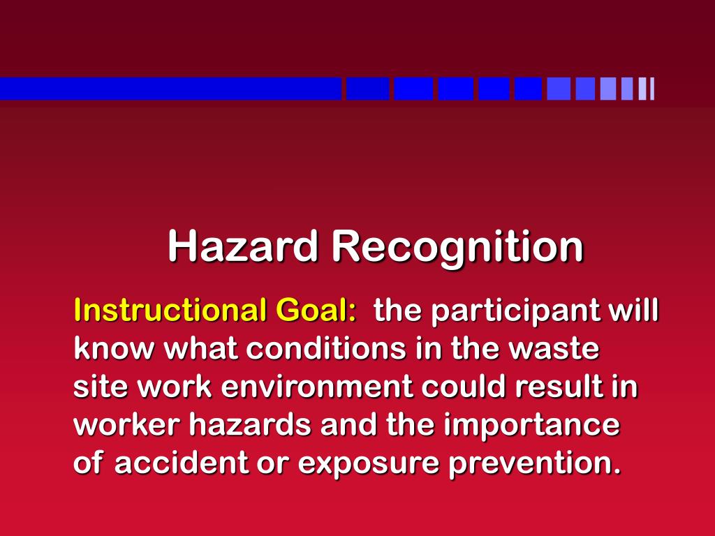 PPT Hazard Recognition PowerPoint Presentation, free download ID371697
