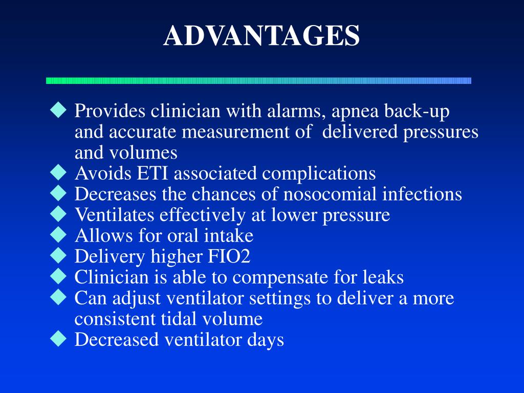 PPT NONINVASIVE POSITIVE PRESSURE VENTILATION WITH THE 7200AE