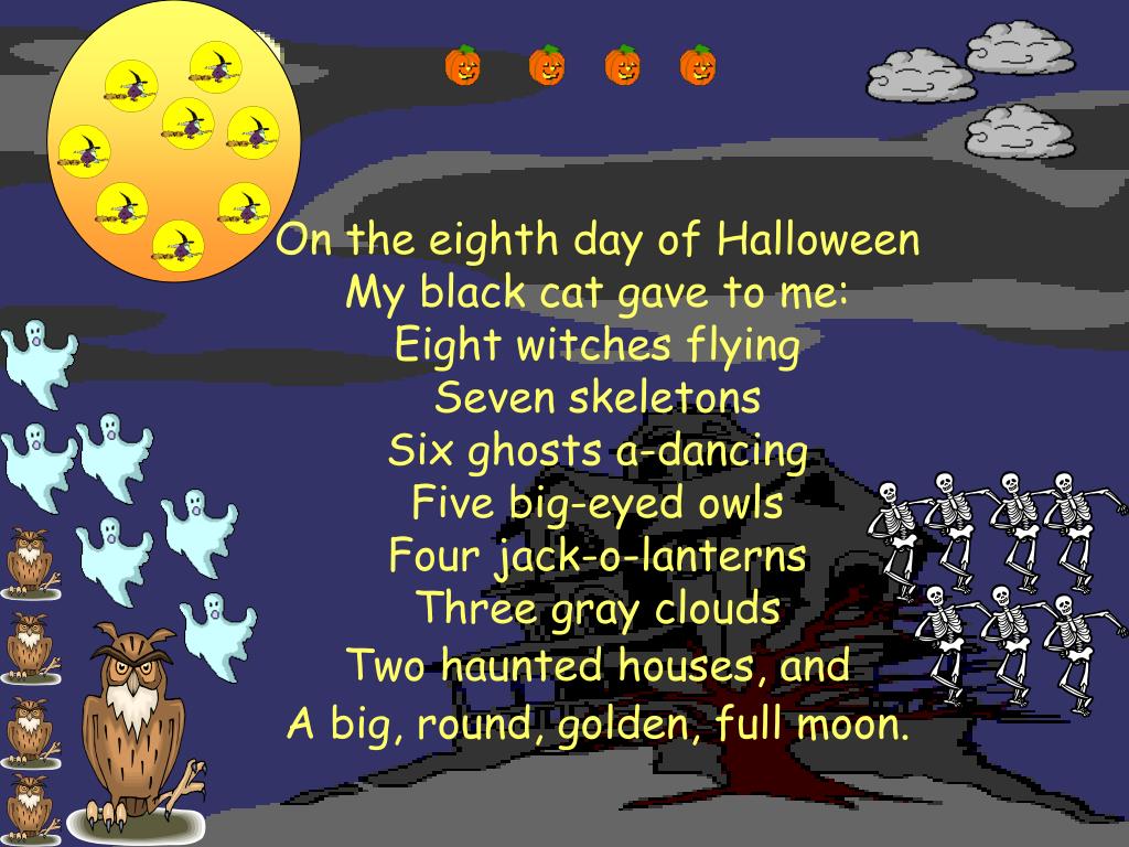 PPT The Twelve Days of Halloween PowerPoint Presentation, free