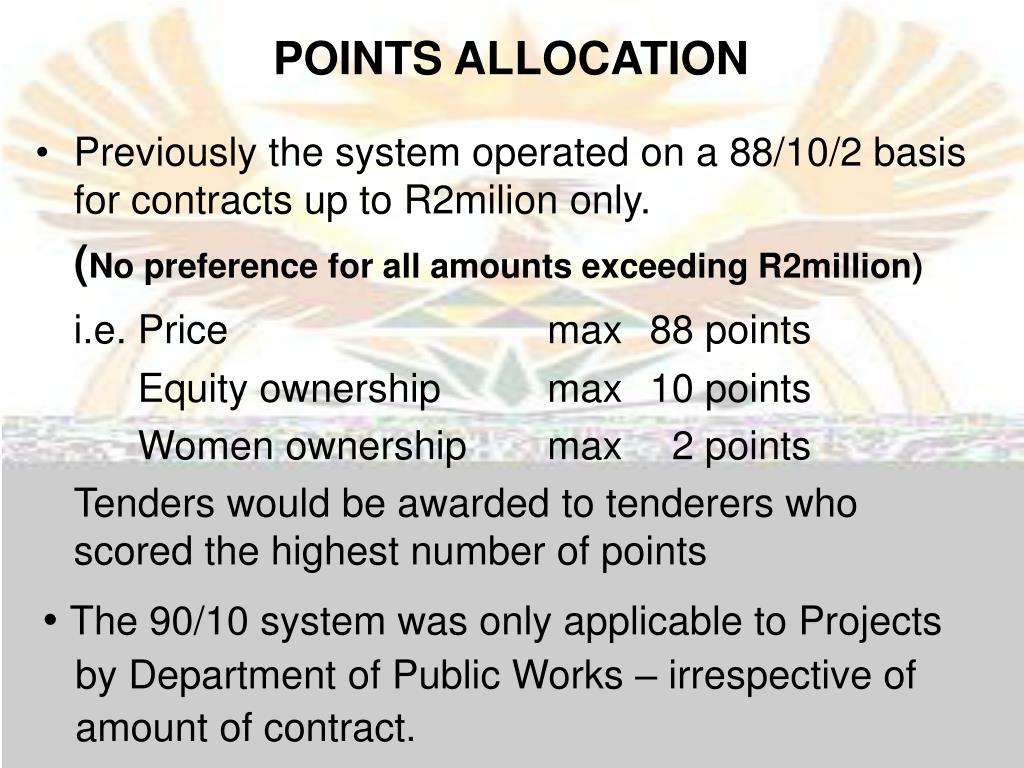 PPT PPPFA NO 5 OF 2000 AND REGULATIONS PowerPoint Presentation, free