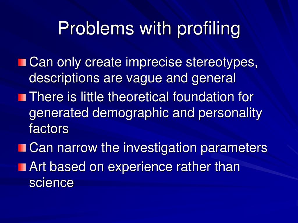 PPT Profiling PowerPoint Presentation, free download ID373107