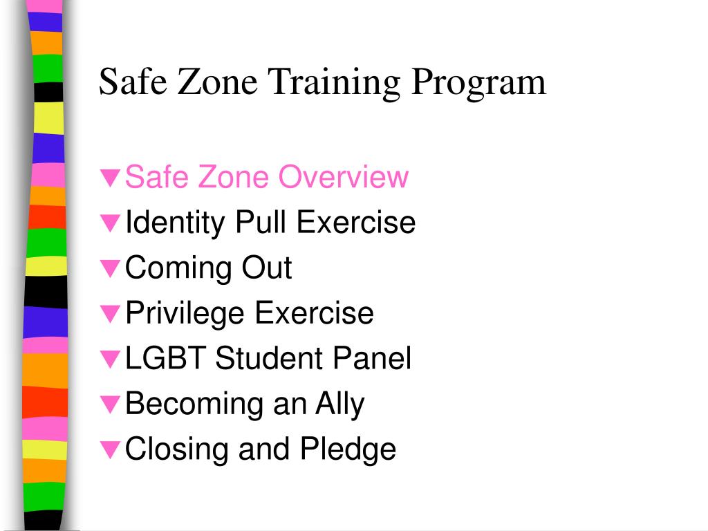 PPT The Safe Zone Project Improving the Campus Climate for LGBT