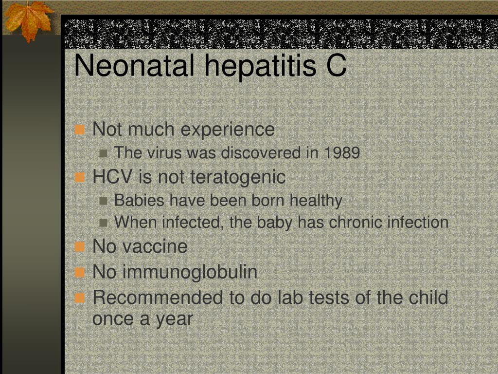 PPT H epatitis B and C during pregnancy and lactation PowerPoint