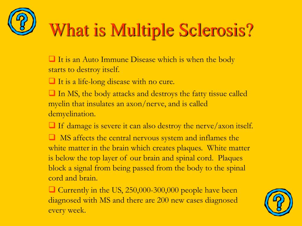PPT Multiple Sclerosis PowerPoint Presentation ID37428