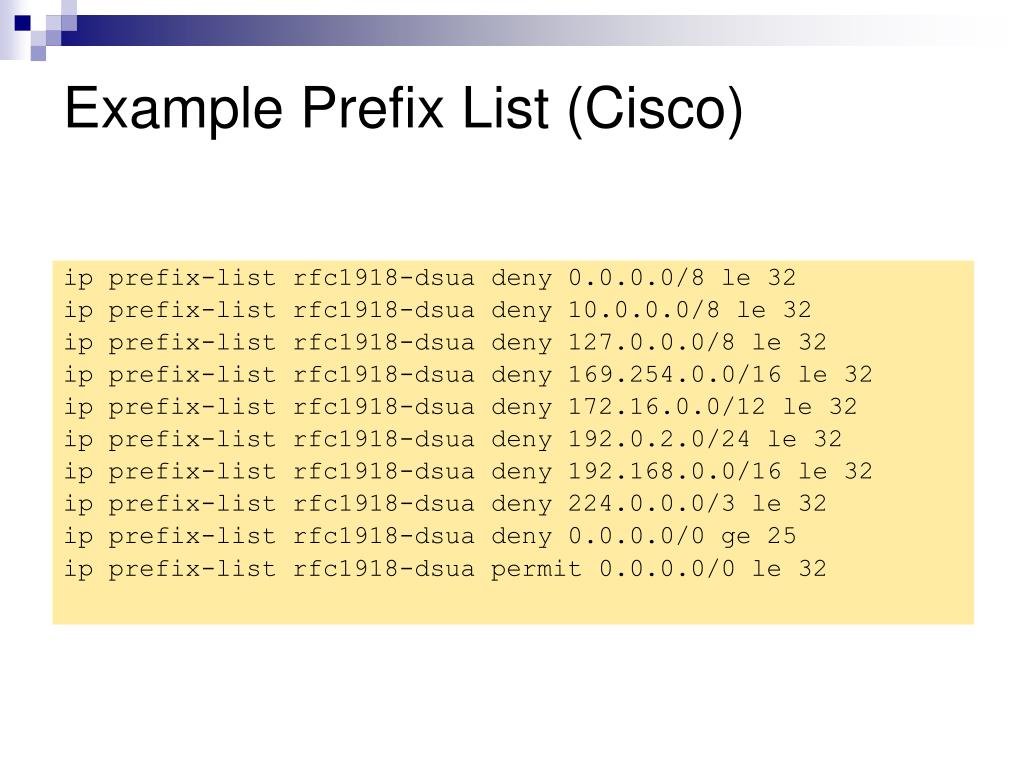PPT Prefix Filtering, Black Holes, and Protecting Your Business