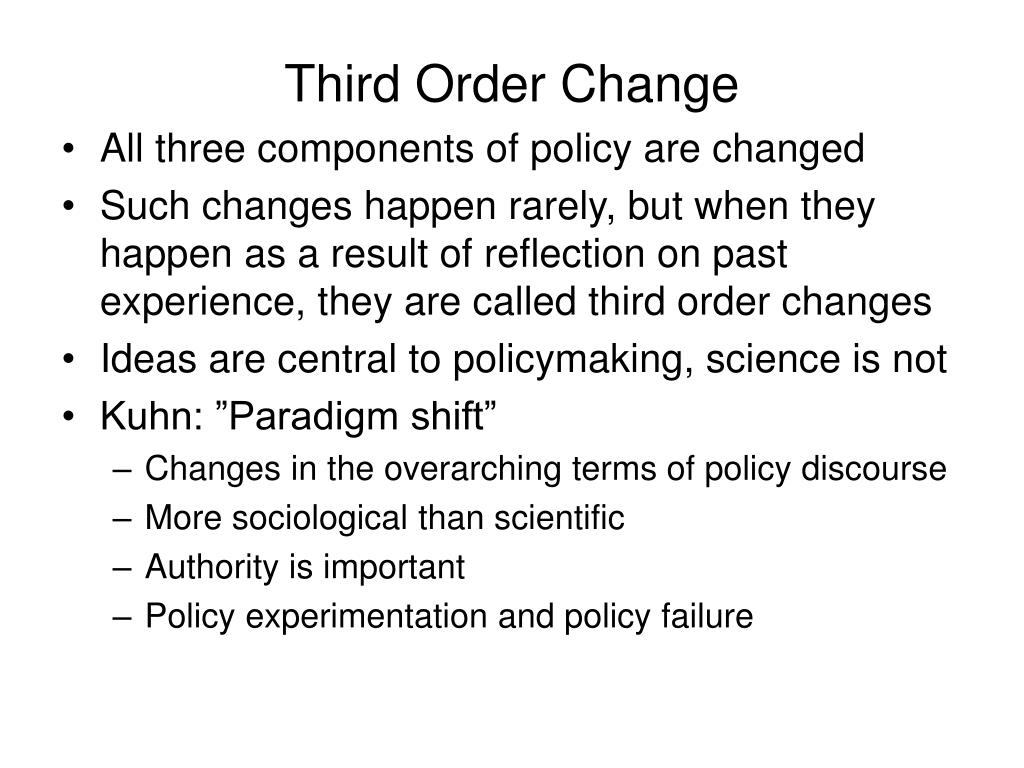 PPT Peter A. Hall Policy Paradigms, Social Learning, and the State