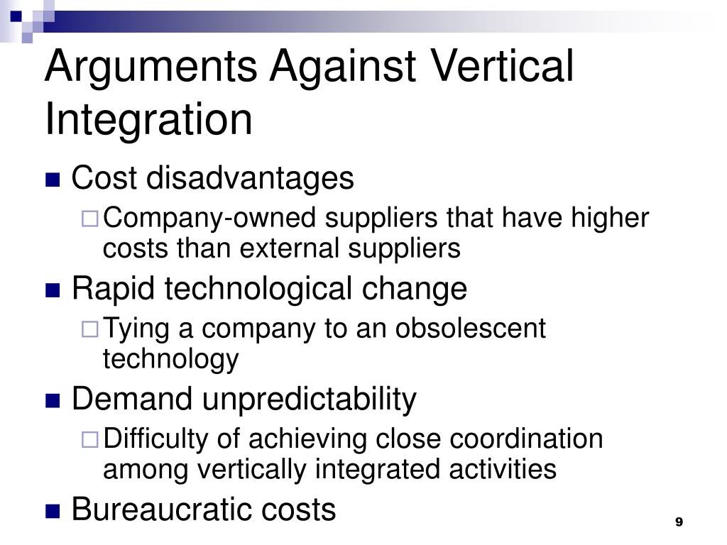 PPT Corporate Strategy Horizontal Integration, Vertical Integration