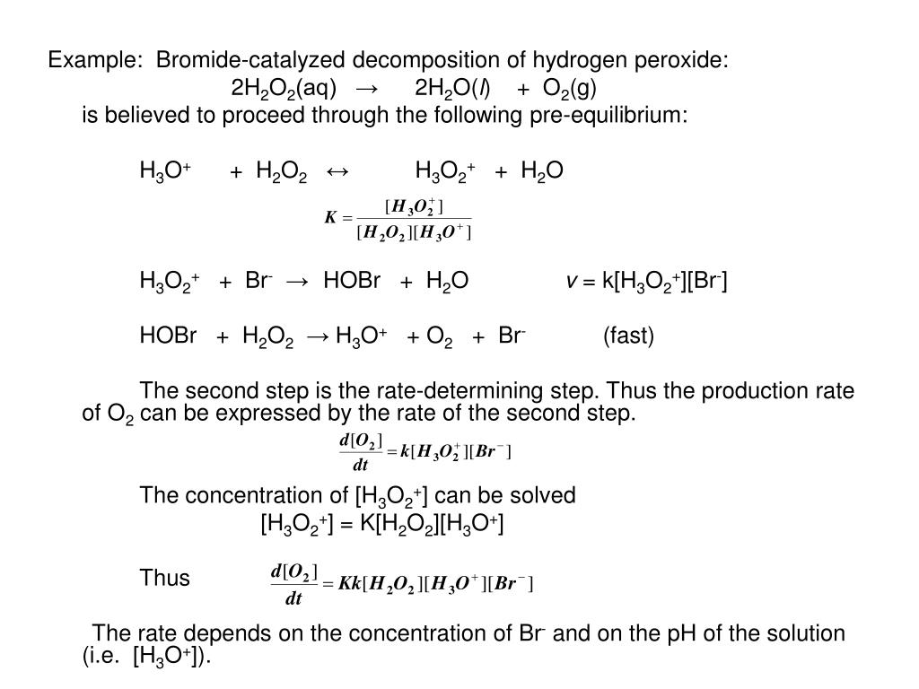 PPT 23.5 Features of homogeneous catalysis PowerPoint Presentation