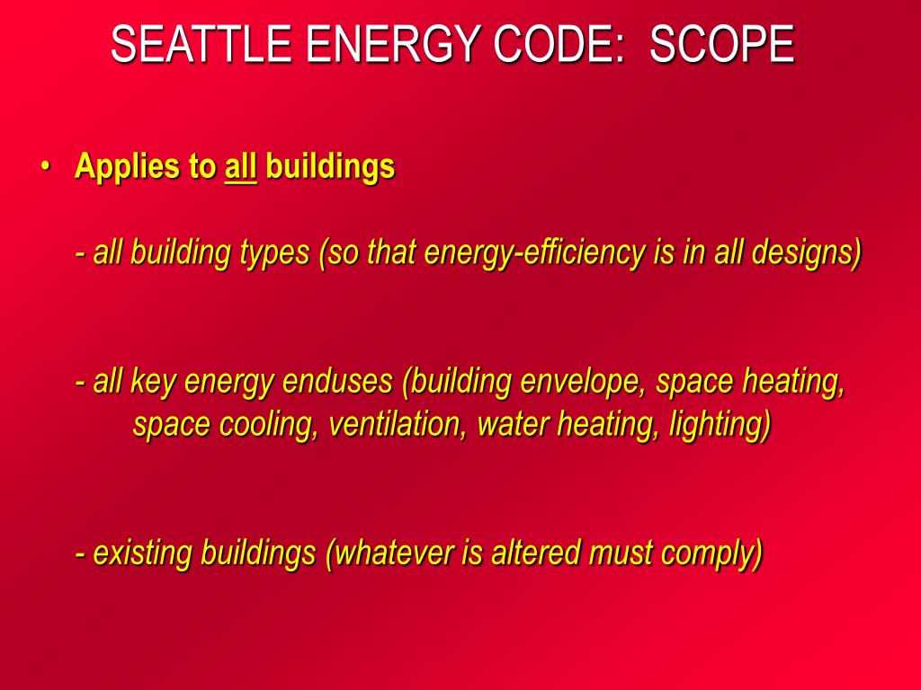 PPT SEATTLE ENERGY CODE ENFORCEMENT PROCEDURES PLAN REVIEW AND