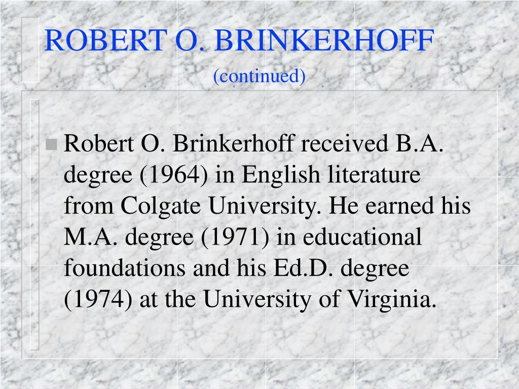 PPT BRINKERHOFF’S PowerPoint Presentation, free download ID377645