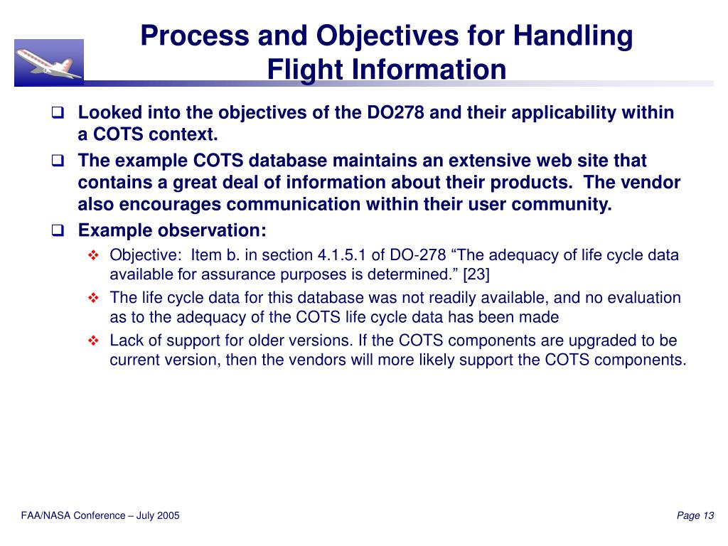 PPT Flight Critical Data Integrity Assurance for COTS based HUMS