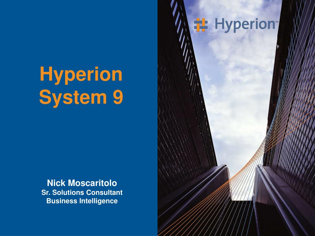 PPT Hyperion System 9 PowerPoint Presentation, free download ID378081
