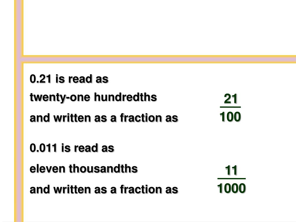 PPT Introduction to Decimals PowerPoint Presentation, free download