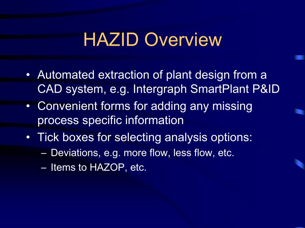 PPT Computeraided Hazard Identification PowerPoint Presentation