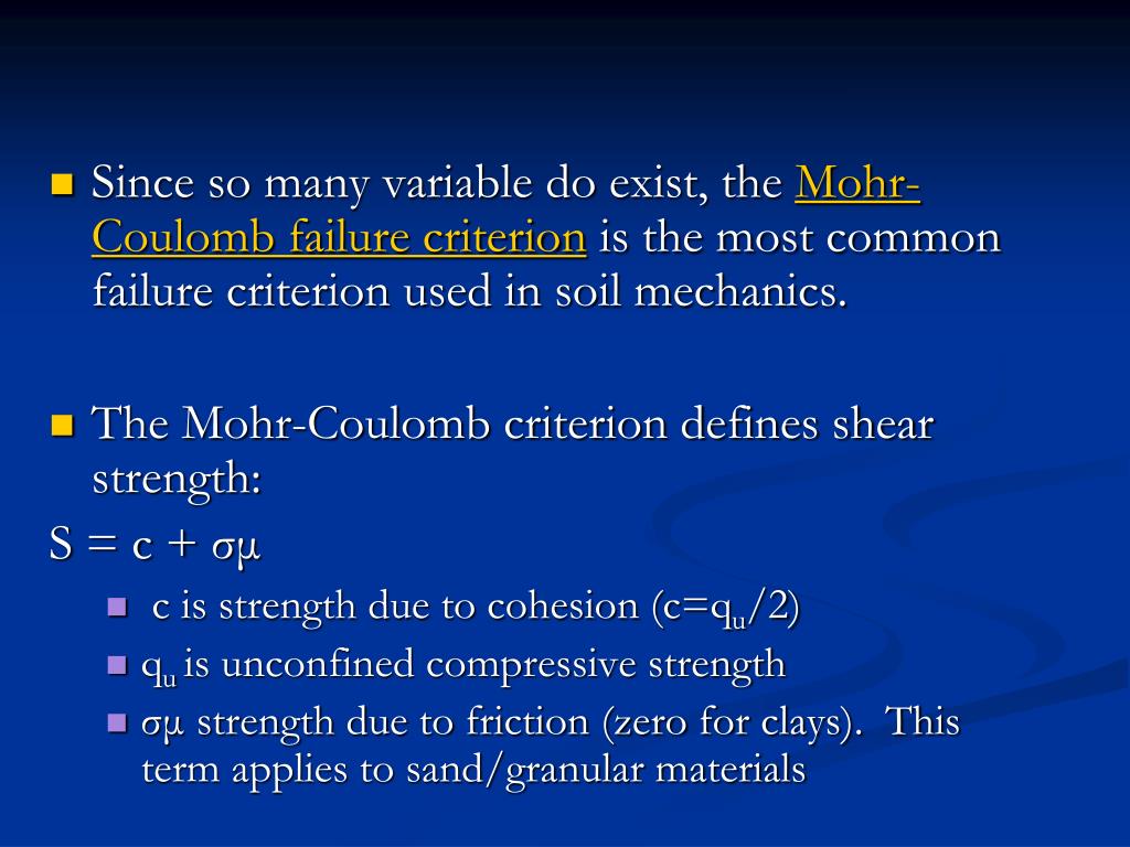 PPT Shear Strength of Cohesive (Clay) Soil PowerPoint Presentation