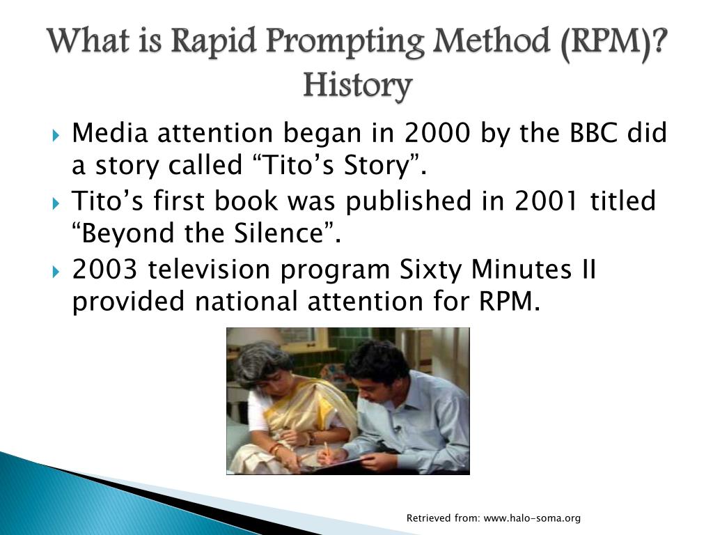 PPT A Review of Rapid Prompting Method and Prompt Therapy for Autism