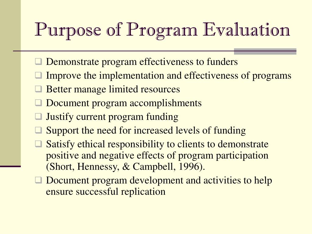 PPT Designing an Effective Evaluation Strategy PowerPoint