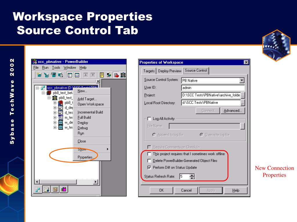 PPT E177 Best Practices for SCC Integration with PowerBuilder 8.0 and