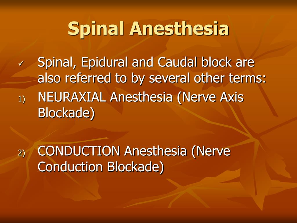 PPT Spinal Anesthesia PowerPoint Presentation, free download ID386249