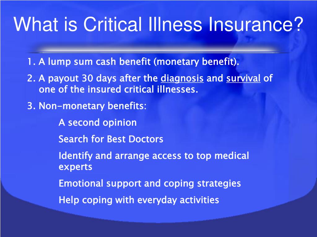 PPT Critical Illness Insurance discussion with the ABC Co. (template