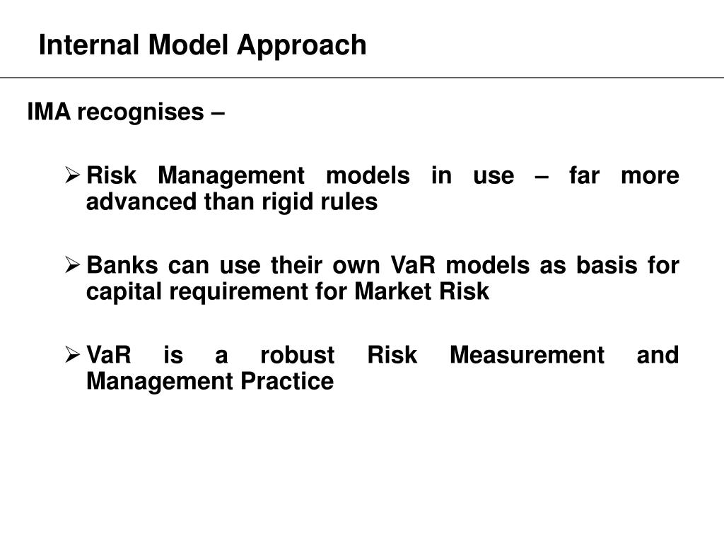 PPT Market Risk Internal Model Approach PowerPoint Presentation