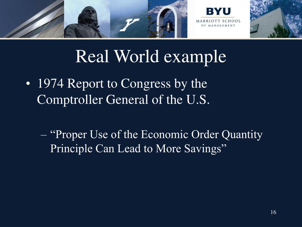 PPT Economic Order Quantity (EOQ) with Quantity Discounts PowerPoint