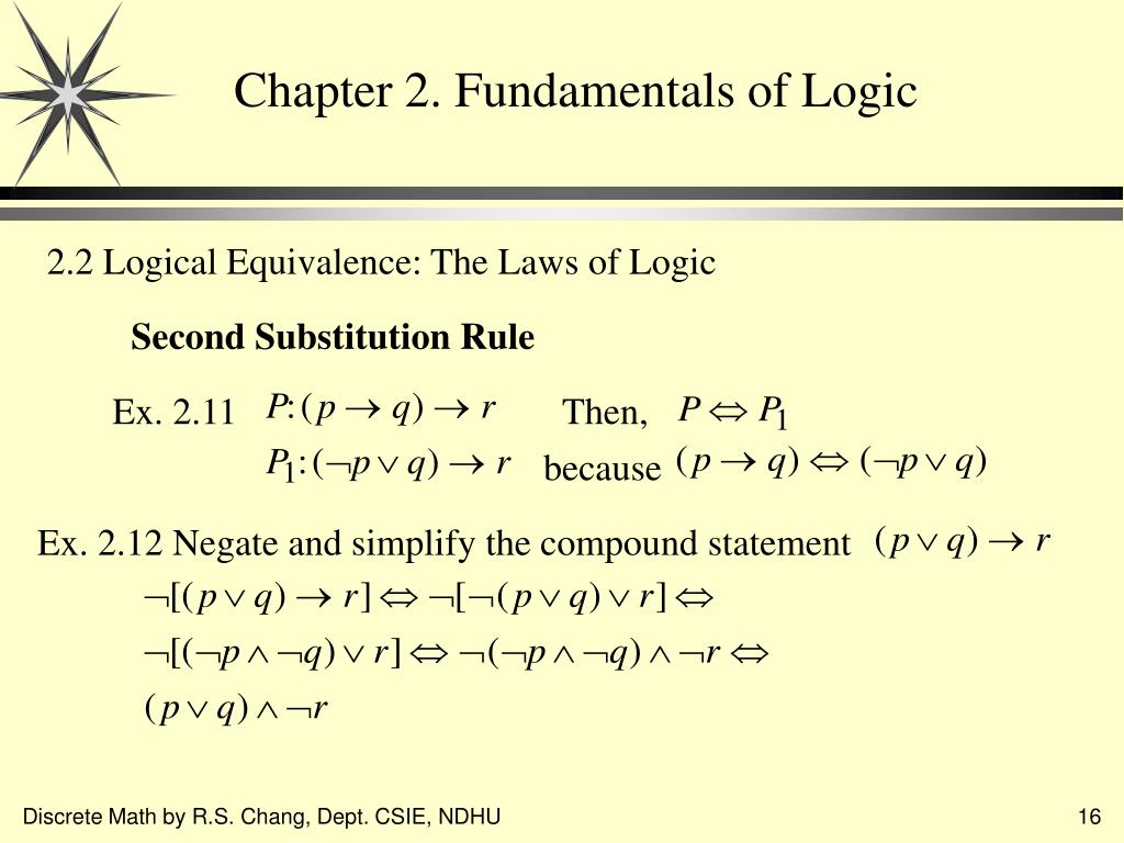 PPT Fundamentals of Logic PowerPoint Presentation, free download ID