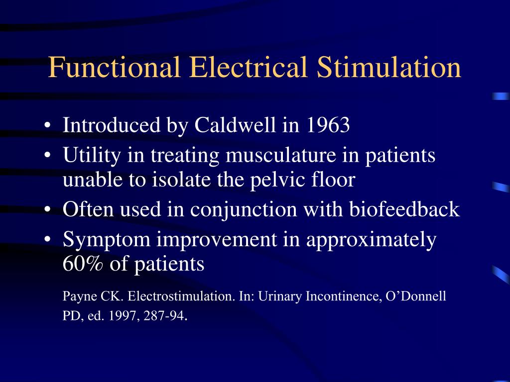 PPT Innovations in the Treatment of Female Urinary Incontinence