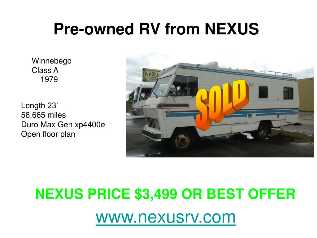 PPT NeXus RV Factory Direct Motorhomes PowerPoint Presentation, free