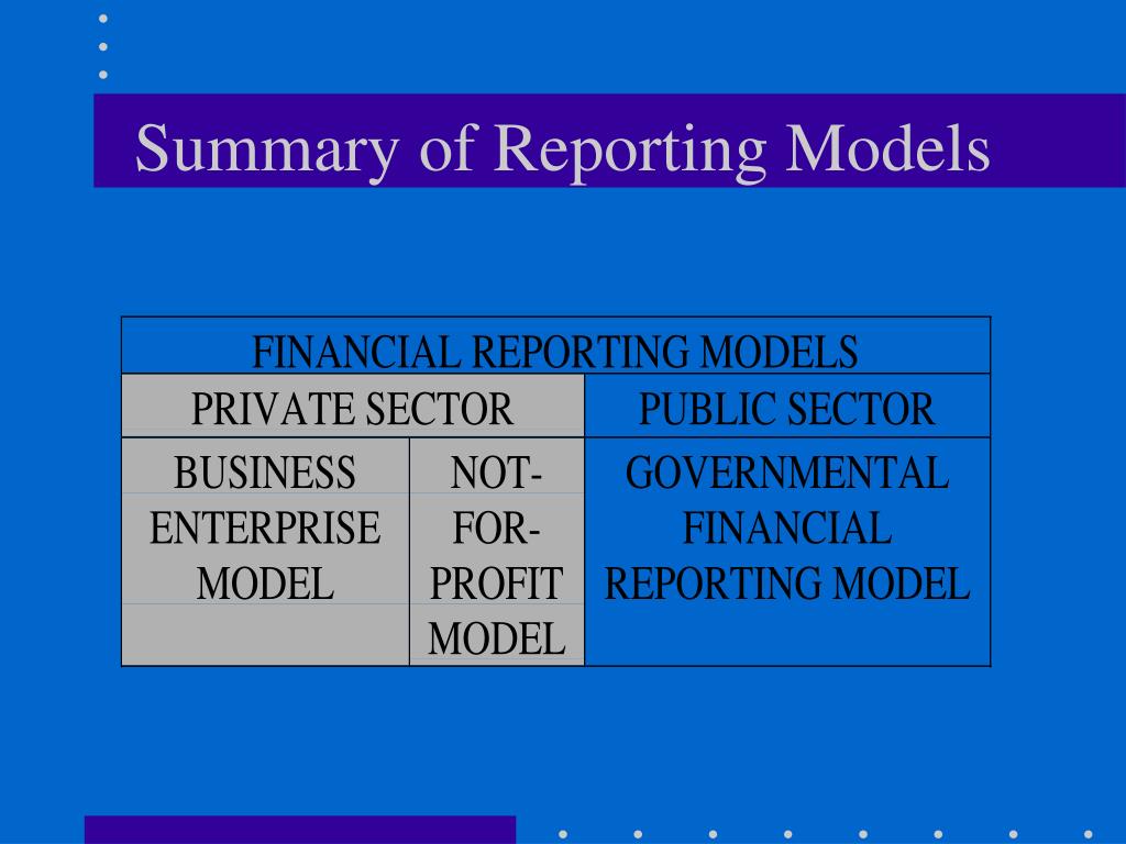 PPT The New Reporting Model PowerPoint Presentation, free download ID391300