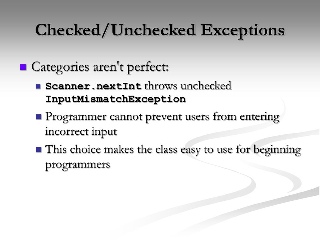 PPT Chapter 15 Exception Handling PowerPoint Presentation, free