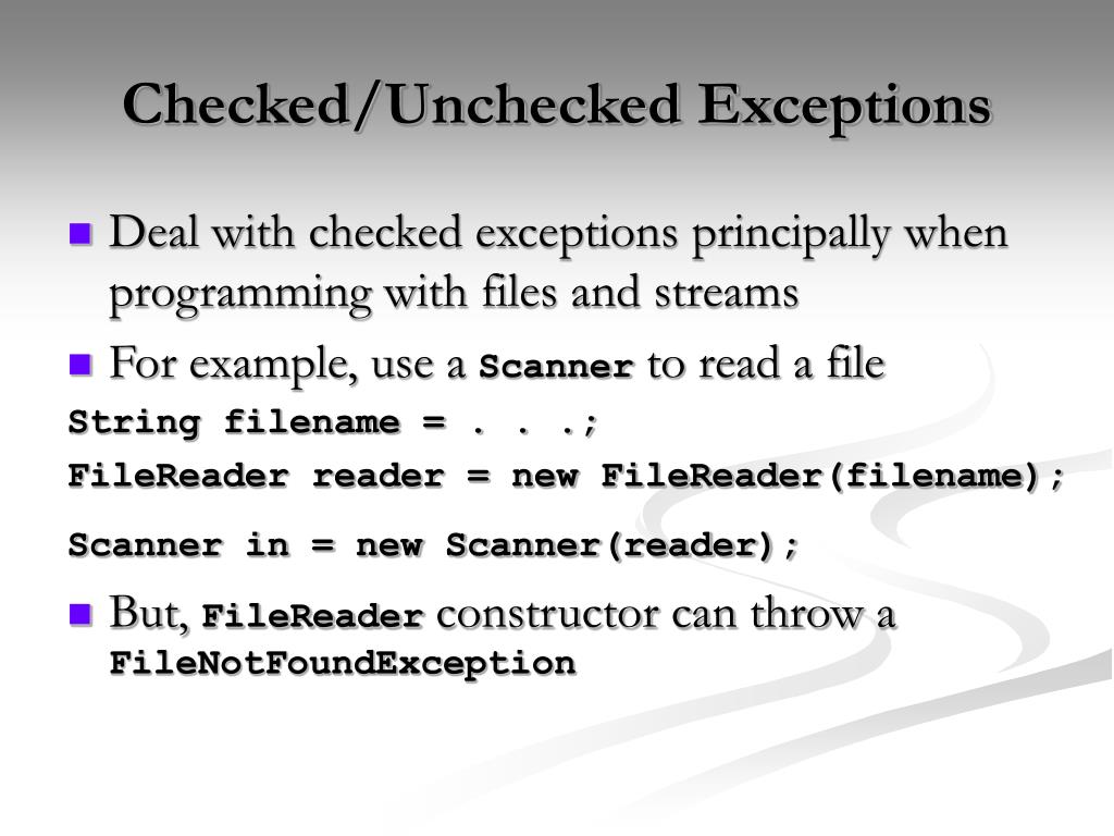 PPT Chapter 15 Exception Handling PowerPoint Presentation, free