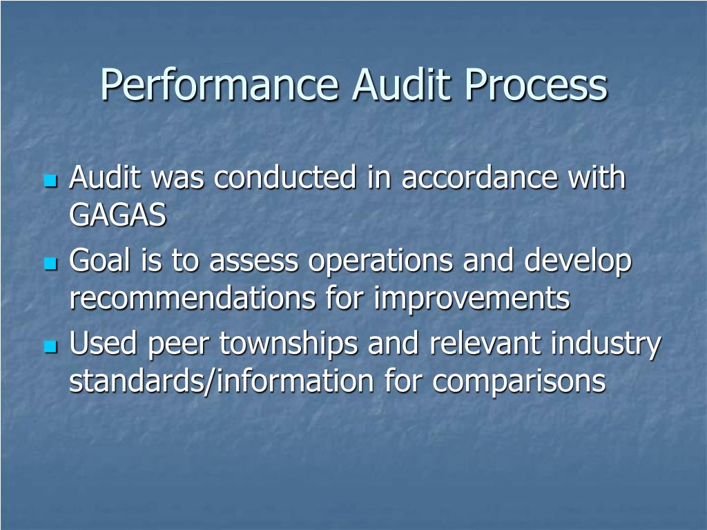 PPT Lafayette Township Performance Audit NSAA Annual Conference June