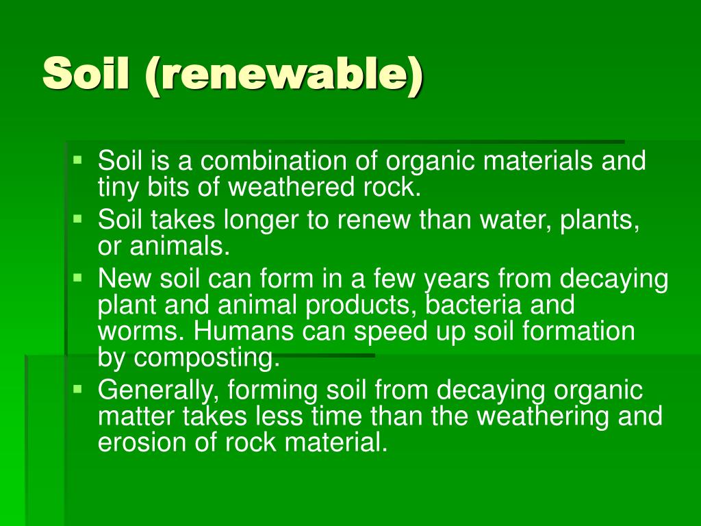 PPT Renewable and NonRenewable Resources PowerPoint Presentation