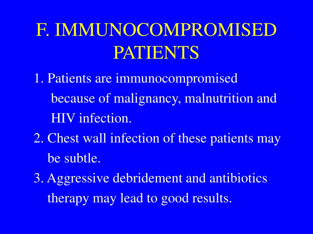 PPT Infections of the Chest Wall PowerPoint Presentation ID392755