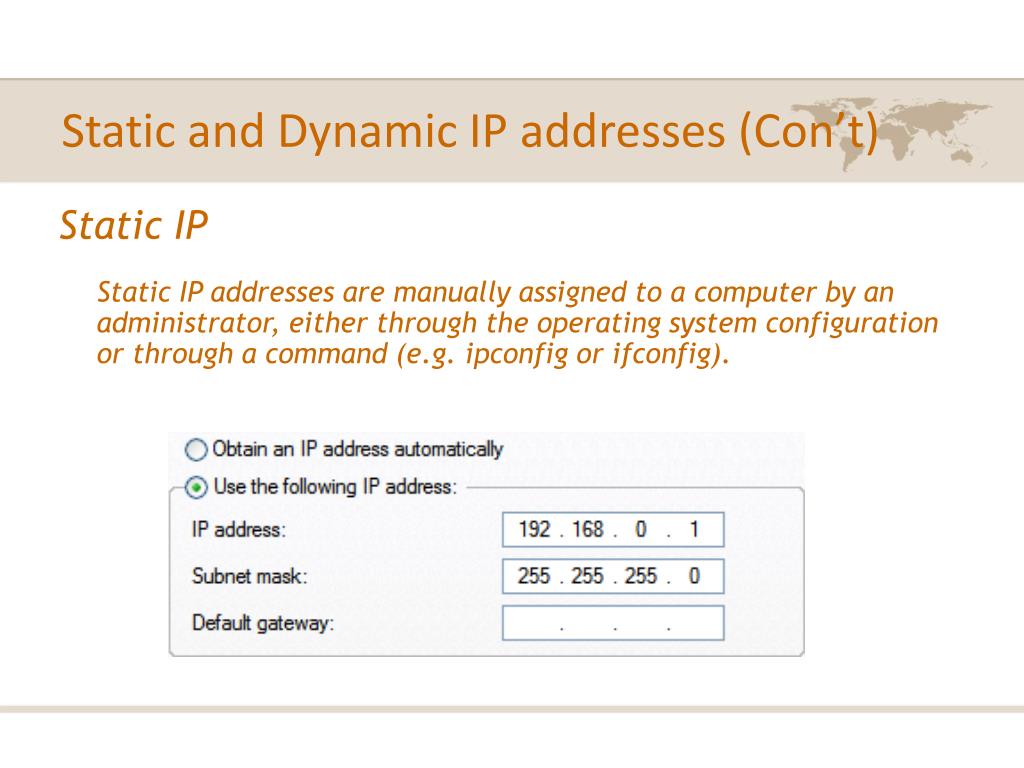PPT PROTOCOL ADDRESS PowerPoint Presentation, free download