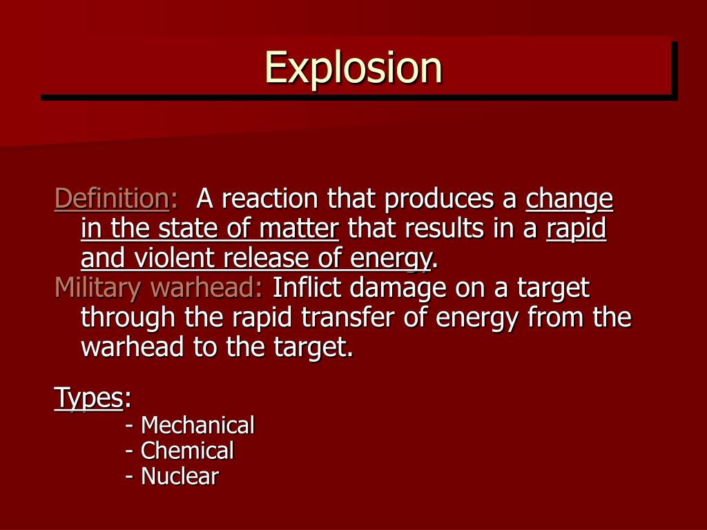 PPT Military Explosives and Warheads PowerPoint Presentation, free