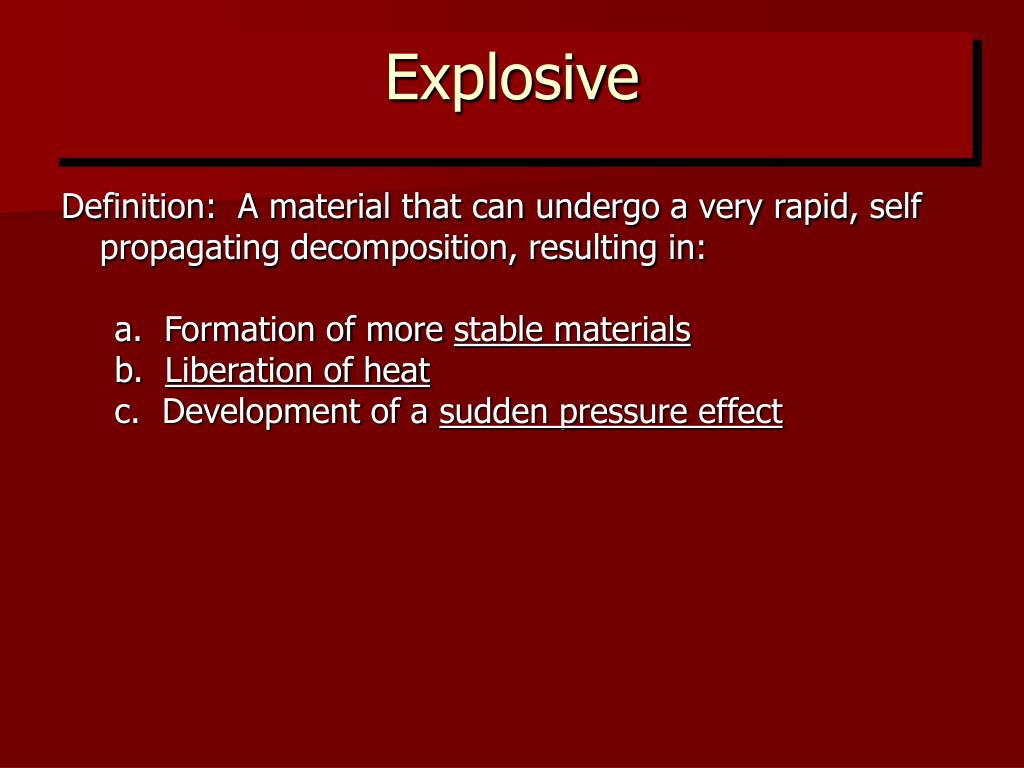 PPT Military Explosives and Warheads PowerPoint Presentation, free